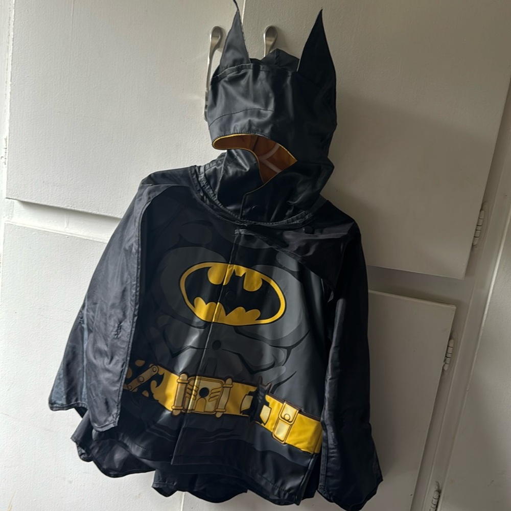 Western Chief Batman Raincoat with Cape